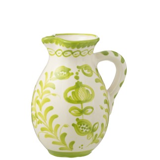 Carafe en céramique verte 20x20x26 cm